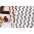 Flanela Jacquard Plait Design Knitting Fabric